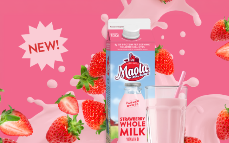 Maola Introduces Strawberry Whole Milk to Meet Flavorful Dairy Demand