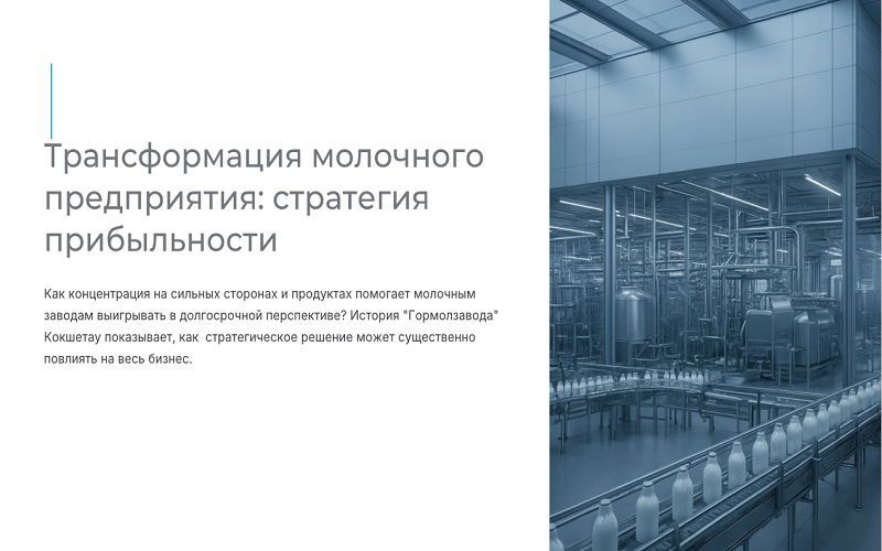 AqAltyn 2025 - Презентация Ерсаина Жаксылыкова, директора «Гормолзавода» (Кокшетау, Казахстан)